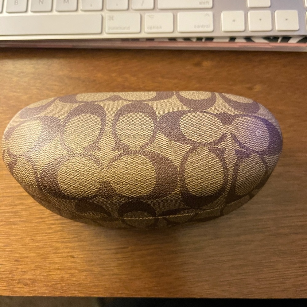 Coach sunglass case.